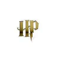 Зеркальный акриловый топпер "Гарри Поттер", золото