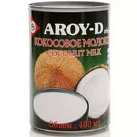 Молоко кокосовое ж/б Aroy-D 17-19%, 400мл