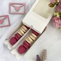 Коробка для 12 макаронс, белая 18*11*5,5см