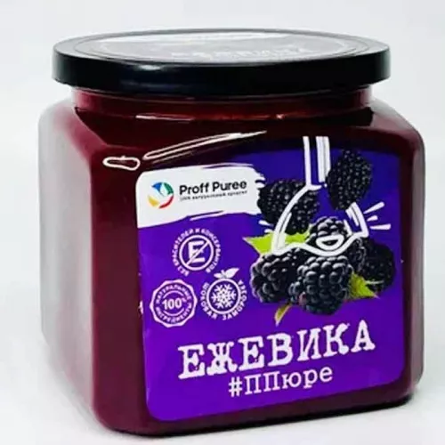 Пюре замороженное Ежевика Proff Puree, 500г Пюре замороженное Ежевика Proff Puree, 500г
