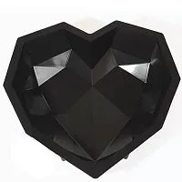 Силиконовая форма "Алмазное сердце" торт