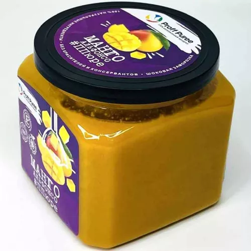 Пюре замороженное Манго Альфонсо Proff Puree, 500г фото 2