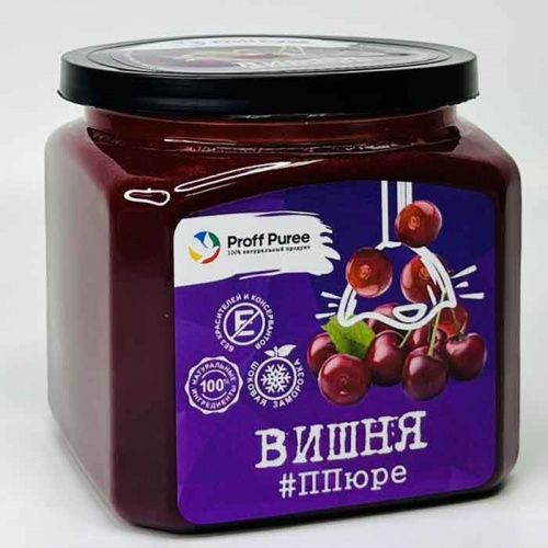 Пюре замороженное Вишня Proff Puree, 500г