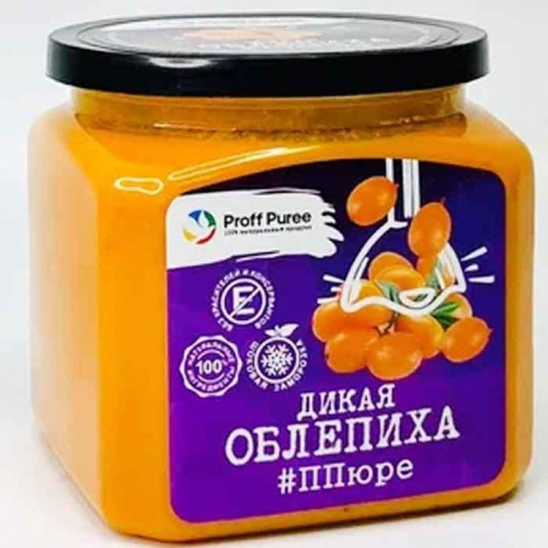 Пюре замороженное Облепиха Дикая Proff Puree, 500г