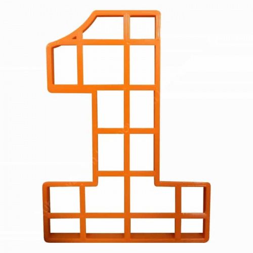 Пластик. форма для торта "Цифра 1" 25см