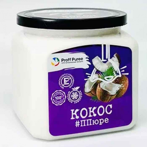 Пюре замороженное Кокос Proff Puree, 500г