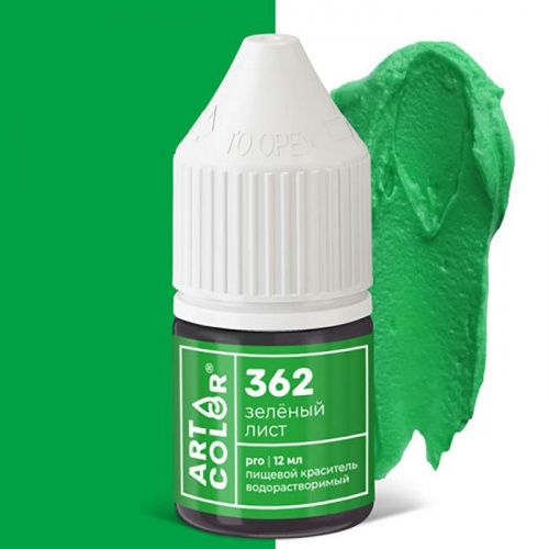 Гелевый краситель Art Color Base Зеленый лист, 12мл