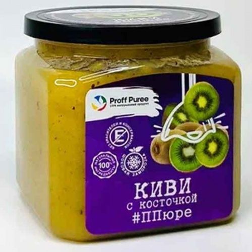 Пюре замороженное Киви с косточкой Proff Puree, 500г